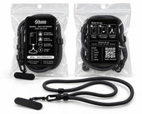 Drip antirrobo para celular negro, bolsa frente y dorso